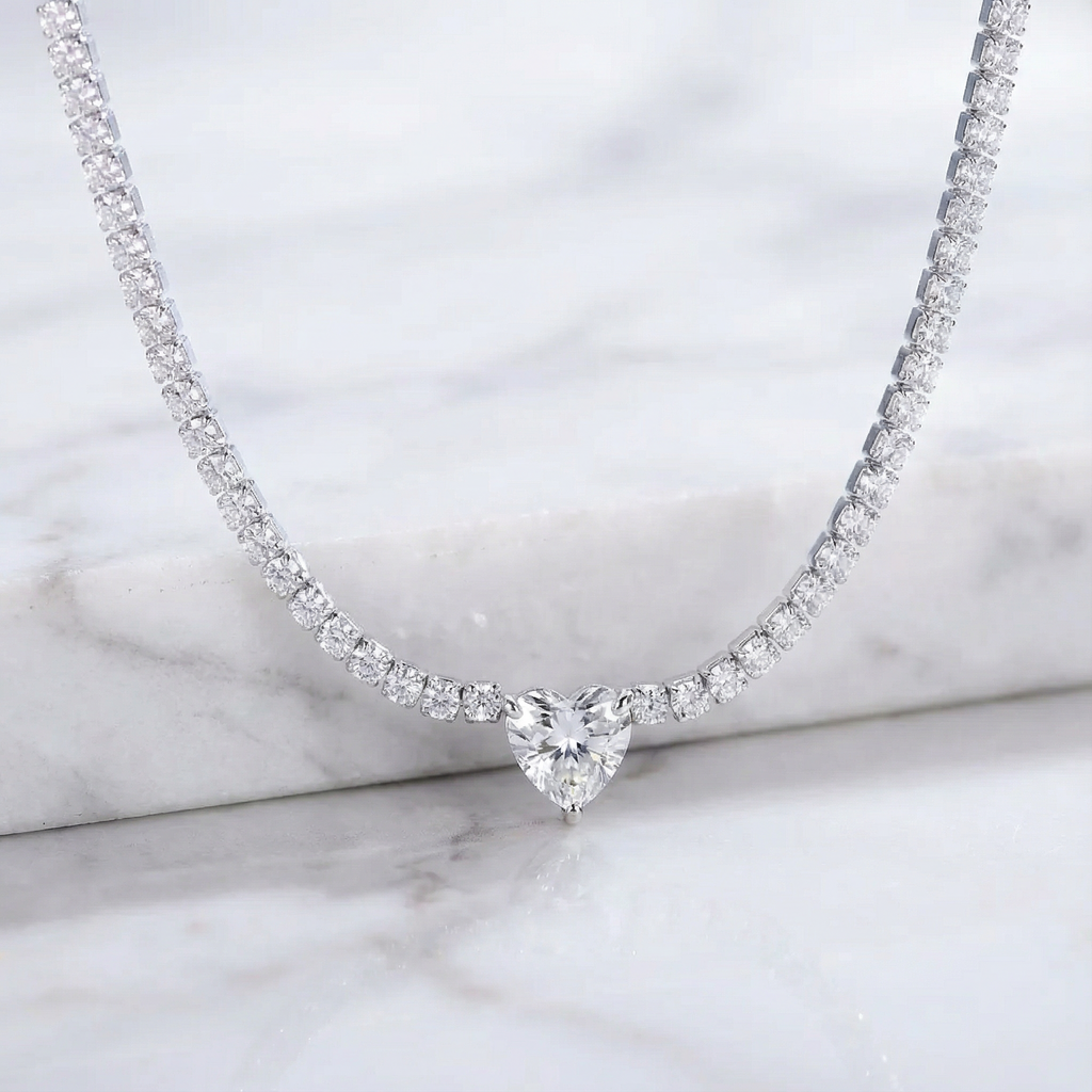 שרשרת טניס צ'וקר הארט