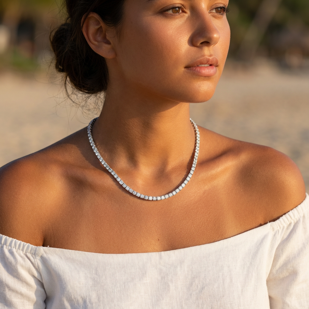 DAWN - שרשרת טניס דגם