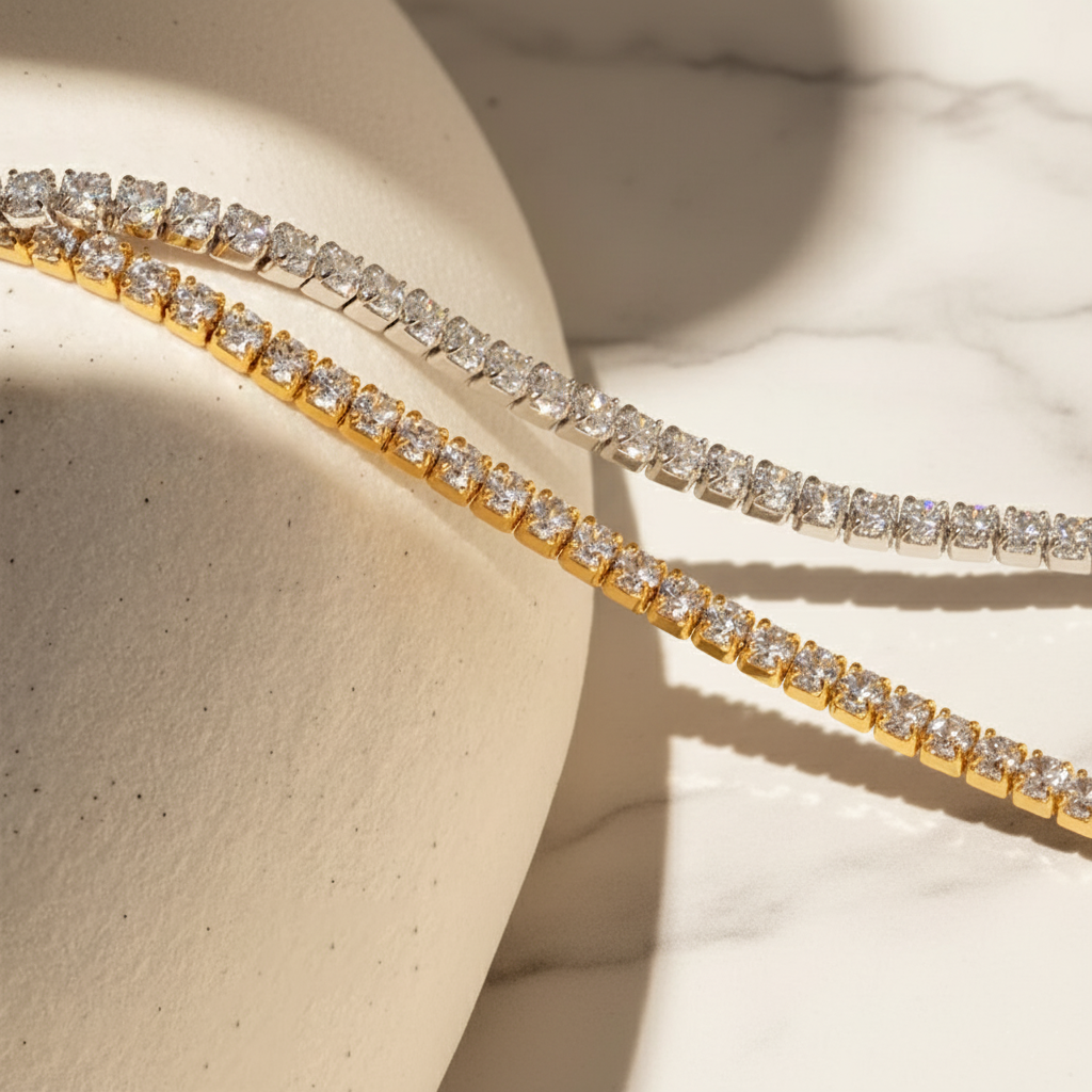 שרשרת טניס צ'וקר קלאסית