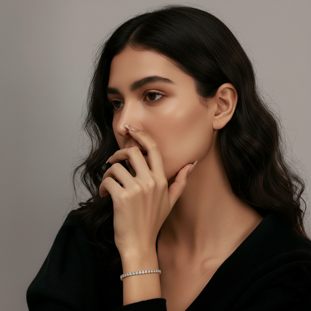 BLUSH - צמיד טניס דגם