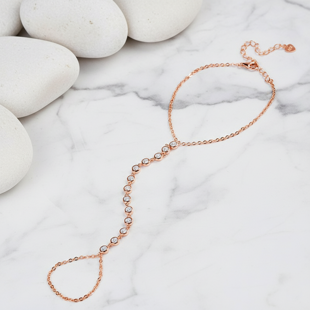 צמיד שרשרת מואסנייט יוקרתי