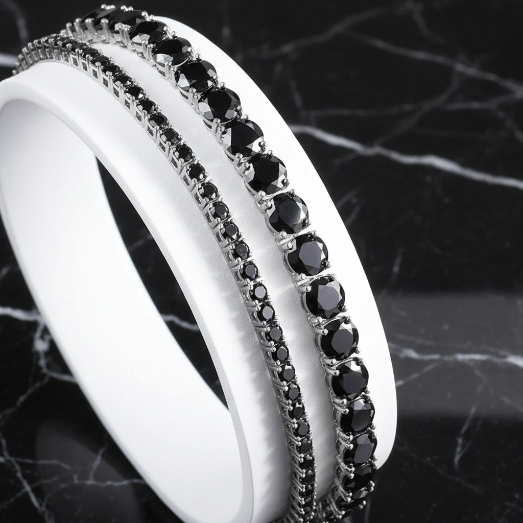 MIDNIGHT - שרשרת טניס מואסנייט