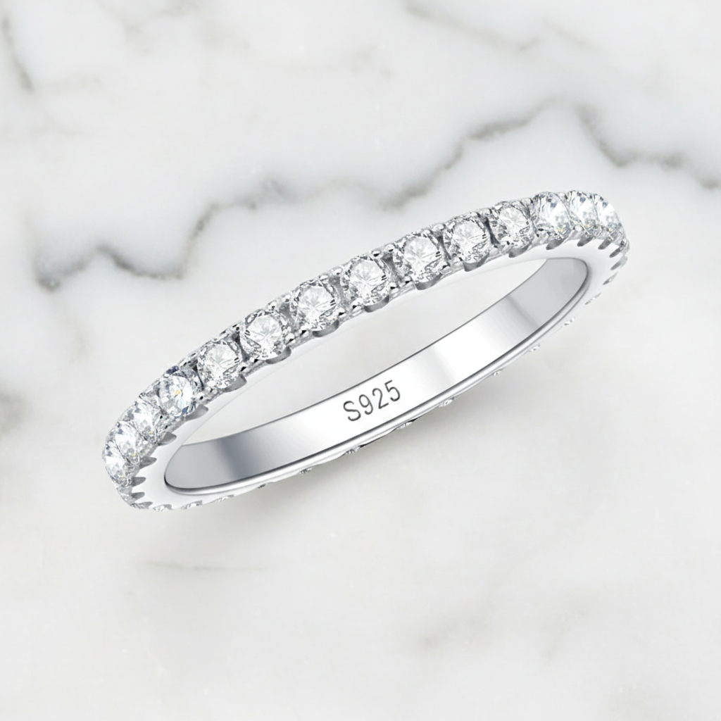 מואסנייט (Eternity) טבעת נצח