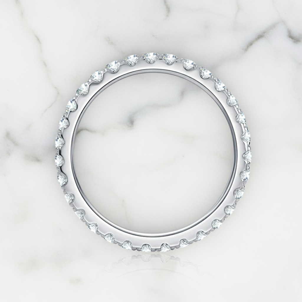 מואסנייט (Eternity) טבעת נצח