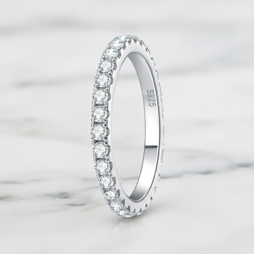 מואסנייט (Eternity) טבעת נצח