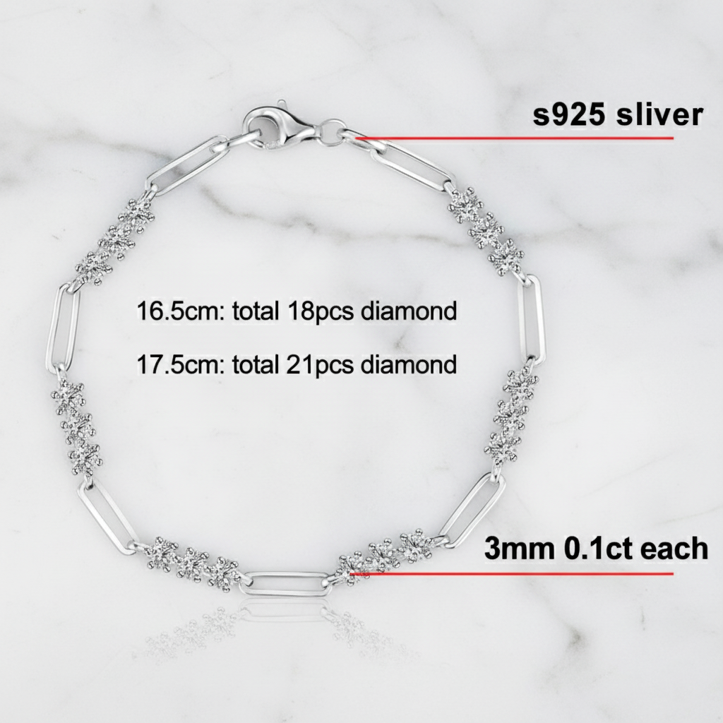 צמיד טניס יוקרתי קלאסי