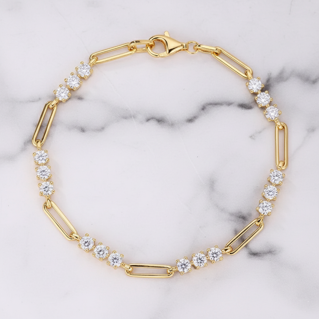 צמיד טניס יוקרתי קלאסי