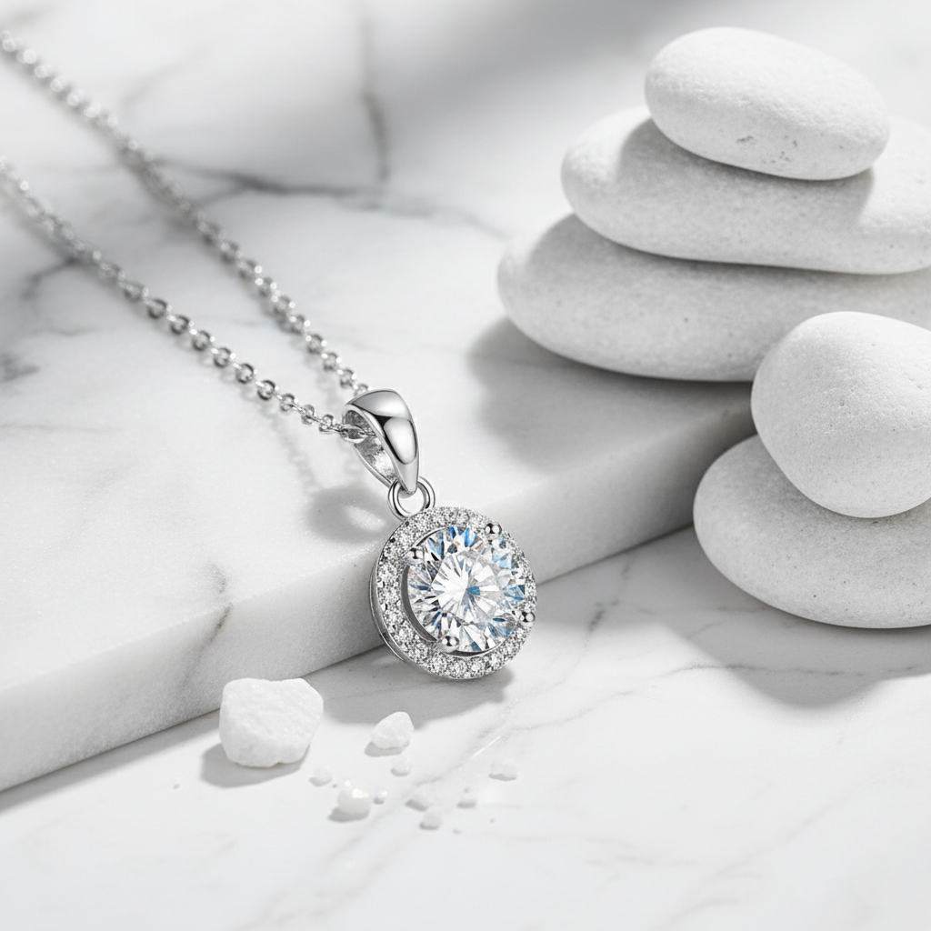 שרשרת קלאס מואסנייט סוליטר