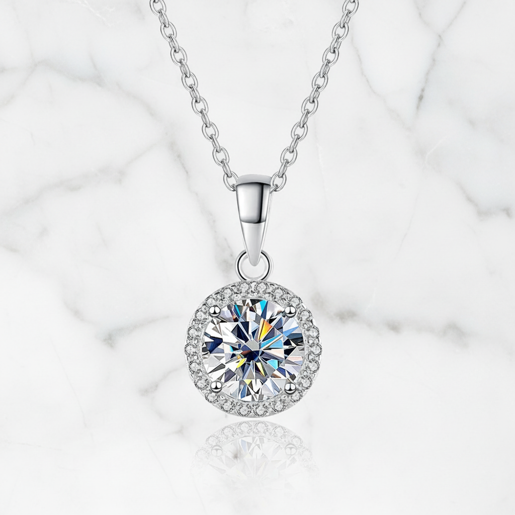 שרשרת קלאס מואסנייט סוליטר