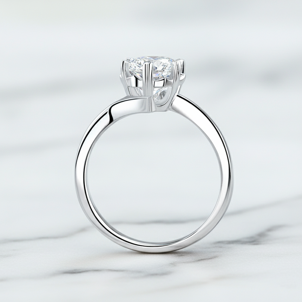 מואסנייט Eternity Band טבעת