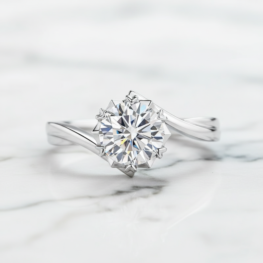 מואסנייט Eternity Band טבעת