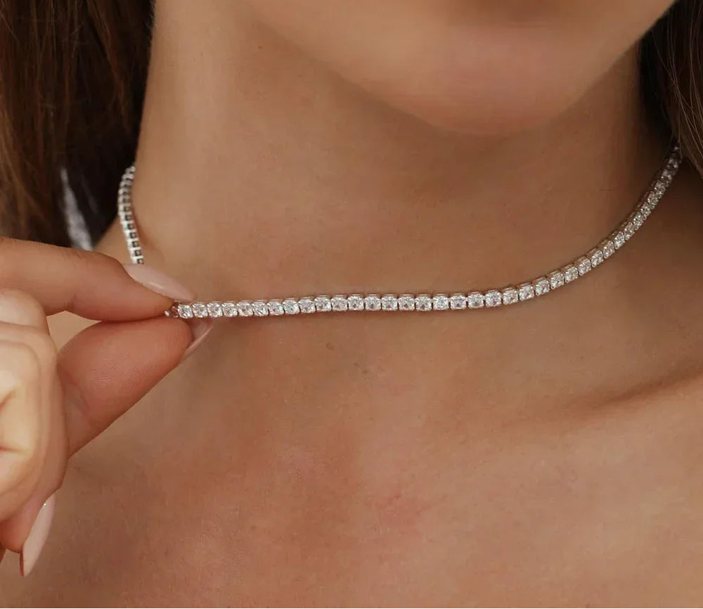 שרשרת טניס צ'וקר קלאסית