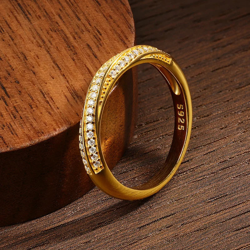 טבעת נצח (Eternity) מואסנייט 1 מ"מ