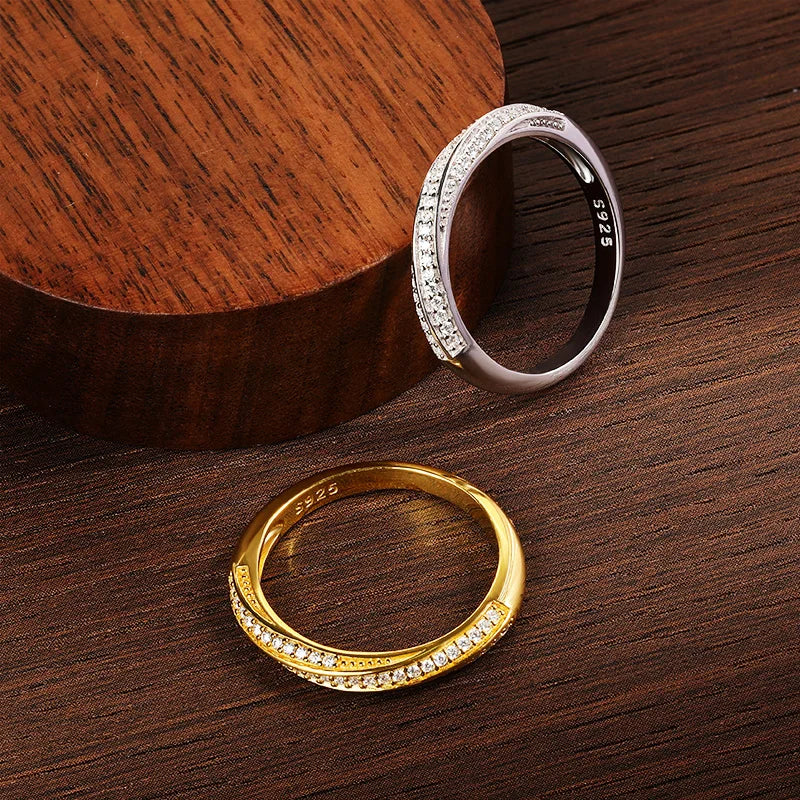 טבעת נצח (Eternity) מואסנייט 1 מ"מ