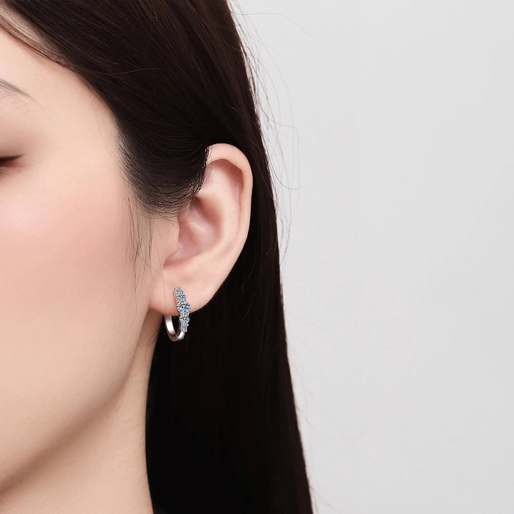 עגילי חישוק (Hoop) מואסנייט