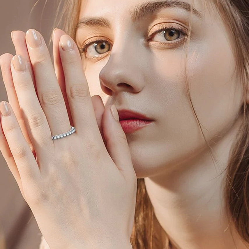 מואסנייט (Eternity) טבעת נצח