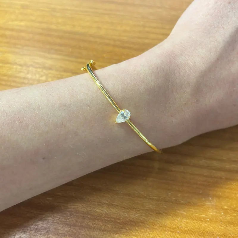 צמיד בנגל יוקרתי - אבן אגס